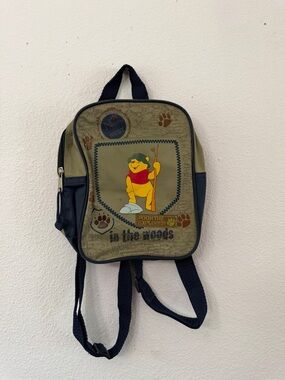 Vintage Disney Winnie the Pooh "In the Woods" adventure backpack